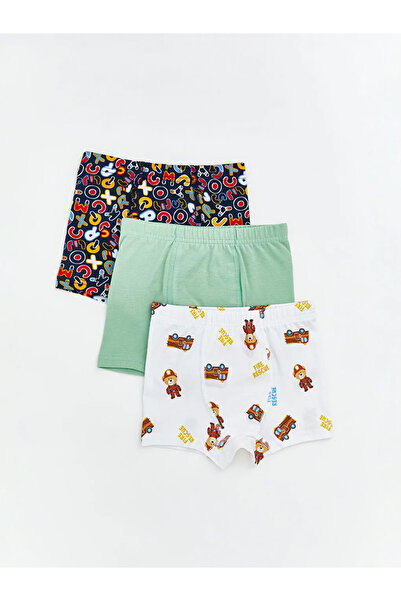 LC Waikiki Mixed Printed Boys' Boxers 3-Pack