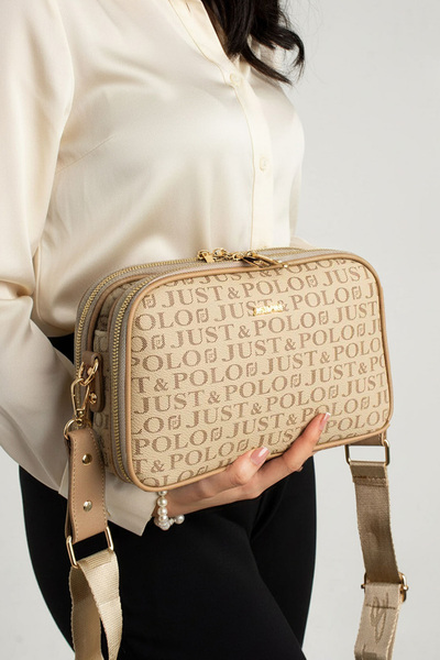 POLO CLUB Women's 5 Compartment Long Crossbody Shoulder Bag (28X17 cm)