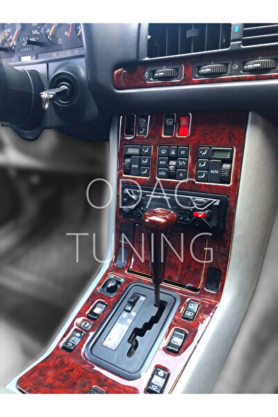 ODAC TUNING مجموعة كاملة من لوحات التنجيد لصندوق القفازات من خشب الماهوجني لسيارة مرسيدس W140 - S320 - لوحات خشب الماهوجني