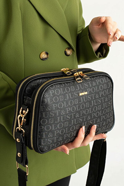 POLO CLUB Women's 5 Compartment Long Crossbody Shoulder Bag (28X17 cm)