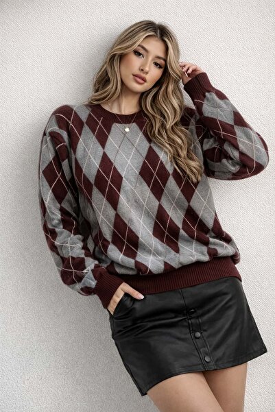 bb butik basic Thick Equivalent Baklava Sweater G3169