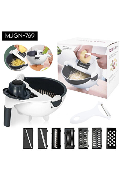 11 Parça Sebze Meyve Doğrayıcı ile Kolay ve Hızlı Hazırlık İşlemleri