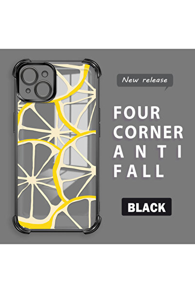 ucuc حافظة شفافة متوافقة مع آيفون 15 بلس لحماية الكاميرا مضادة للصدمات بنمط ا...