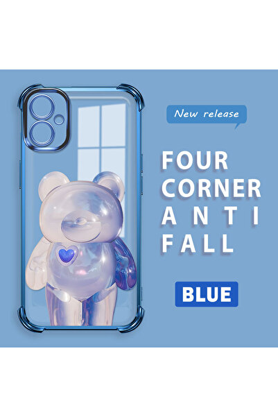 ucuc حافظة سيليكون شفافة متوافقة مع هاتف سامسونج جالاكسي A04e، حماية للكاميرا...