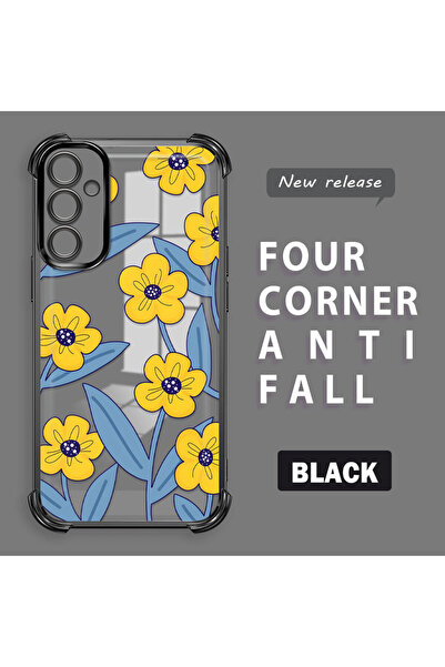 ucuc حافظة سيليكون شفافة متوافقة مع هاتف سامسونج جالاكسي A34، حماية للكاميرا ...