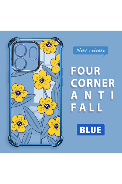 ucuc حافظة سيليكون شفافة متوافقة مع هاتف Infinix Smart 9، حماية للكاميرا على ...