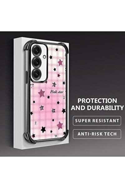 ucuc جراب حماية للكاميرا من السيليكون الشفاف الملون على شكل نجمة متوافق مع ها...