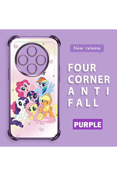 ucuc غطاء حماية شفاف متوافق مع كاميرا ريدمي 14C، مضاد للصدمات بنمط الحصان