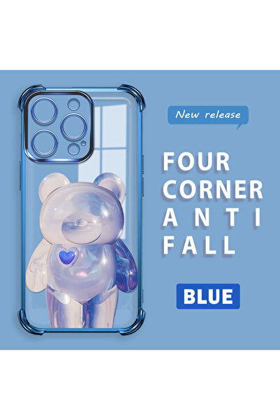 ucuc حافظة سيليكون شفافة متوافقة مع هاتف iPhone 14 Pro، حافظة عصرية على شكل د...