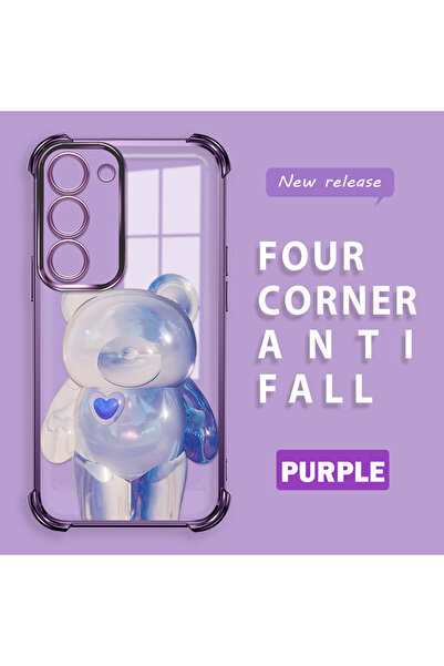 ucuc حافظة سيليكون شفافة متوافقة مع هاتف سامسونج جالاكسي S23، حماية للكاميرا ...