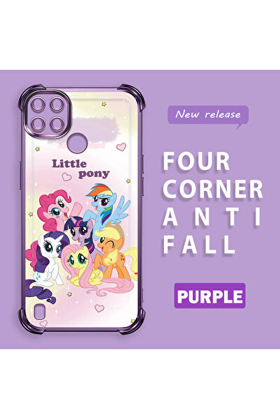 ucuc حافظة حماية للكاميرا من السيليكون الشفاف المتوافقة مع Realme C25Y/C21Y م...