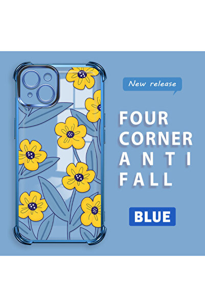 ucuc حافظة من السيليكون الشفاف المتوافقة مع هاتف iPhone 14 Plus، حماية للكامي...