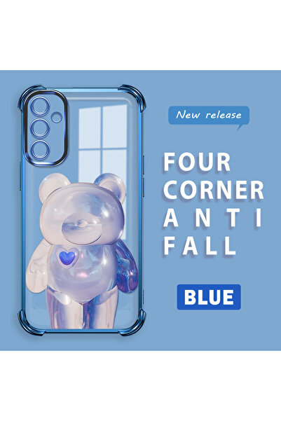 ucuc حافظة سيليكون شفافة متوافقة مع هاتف سامسونج جالاكسي A14، حماية عصرية لكا...