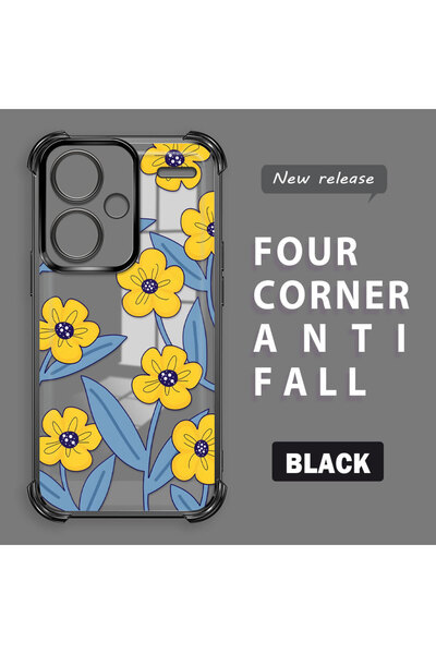 ucuc حافظة سيليكون شفافة متوافقة مع هاتف Redmi Note 13 Pro Plus 5G، حماية للك...