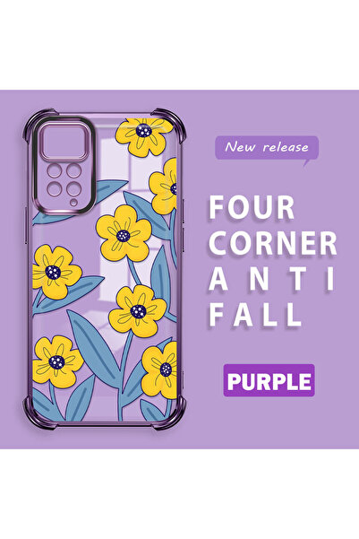 ucuc حافظة سيليكون شفافة متوافقة مع هاتف Redmi Note 11 Pro 5G، حماية للكاميرا...