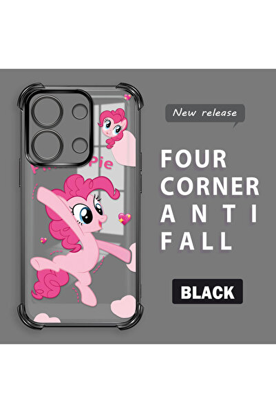 ucuc حافظة سيليكون شفافة متوافقة مع هاتف Redmi Note 13 4G، نمط الحصان، حماية ...