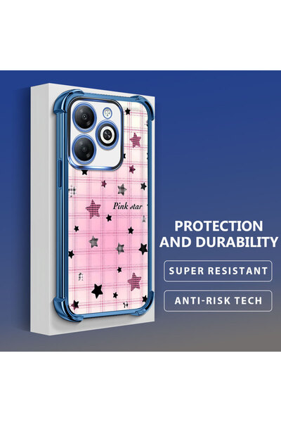 ucuc حافظة حماية مضادة للصدمات من السيليكون الشفاف المتوافقة مع هاتف Tecno Sp...