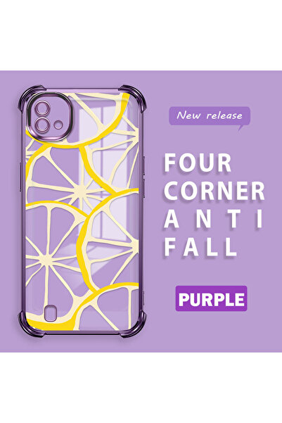 ucuc حافظة حماية للكاميرا من السيليكون الشفاف المتوافقة مع هاتف Realme C20/C2...