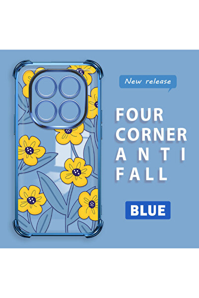 ucuc Redmi Note 14 Pro 4g Compatible Transparent Silicone Case Little Yellow ...