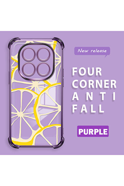 ucuc غطاء حماية شفاف من السيليكون متوافق مع كاميرا ريدمي نوت 14 برو 4G، مضاد ...