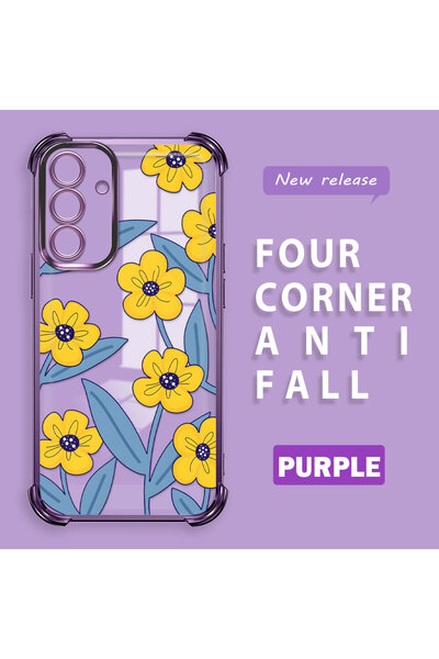 ucuc حافظة سيليكون شفافة متوافقة مع هاتف سامسونج جالاكسي A56، حماية للكاميرا ...