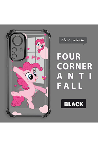 ucuc حافظة سيليكون شفافة متوافقة مع هاتف Mi 12T، حماية للكاميرا بنمط الحصان، ...