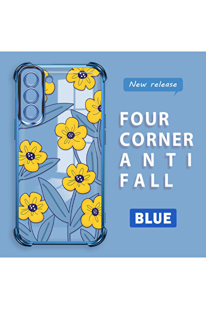 ucuc حافظة سيليكون شفافة متوافقة مع هاتف Samsung Galaxy S21 Fe 5G، حماية للكا...