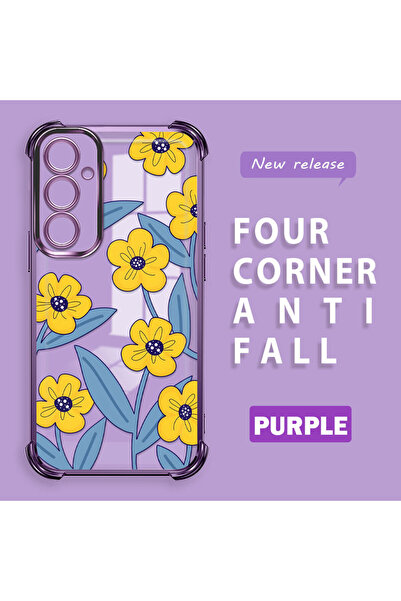 ucuc حافظة سيليكون شفافة متوافقة مع هاتف سامسونج جالاكسي A24، حماية للكاميرا ...