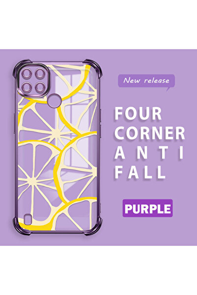 ucuc حافظة حماية للكاميرا من السيليكون الشفاف المتوافقة مع Realme C25Y/C21Y، ...