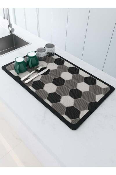 Generic Super absorbent, easy-to-clean kitchen countertop mat, made of soft and durable material