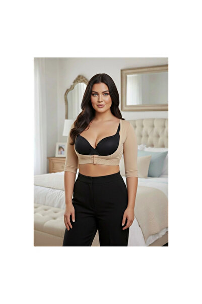 Narnuga مشد ميركس تن للنساء للذراعين والظهر T يبرز انحناءات الجسم - 796