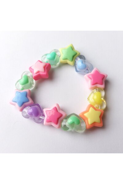 escoines koleksiyon Escoines Heart Star Beaded Stylish Bracelet Modern Design...
