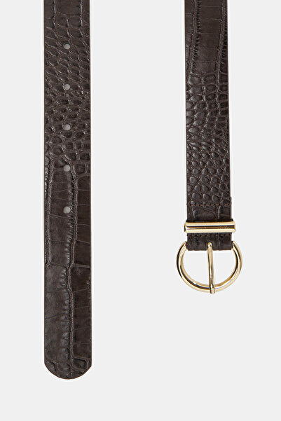 W Collection KOYU KAHVE KEMER