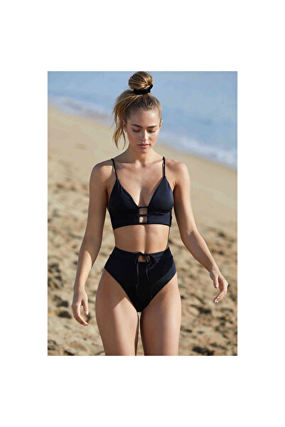 Narnuga Marsilyan- Women's Black High Waist Custom Bikini Set