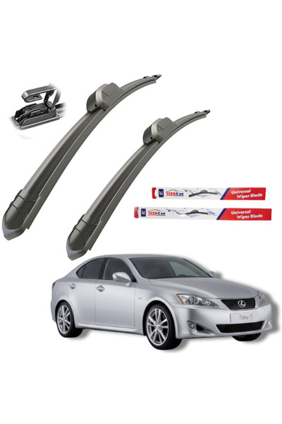 TEAMCAR Set ștergătoare de parbriz Lexus IS Sedan 2005-2013, față plată