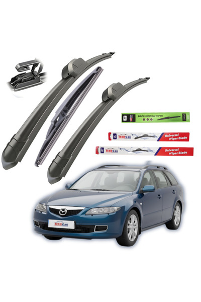 TEAMCAR Ștergătoare de parbriz Mazda 6 Wagon GY (2002-2008) Set complet de pi...