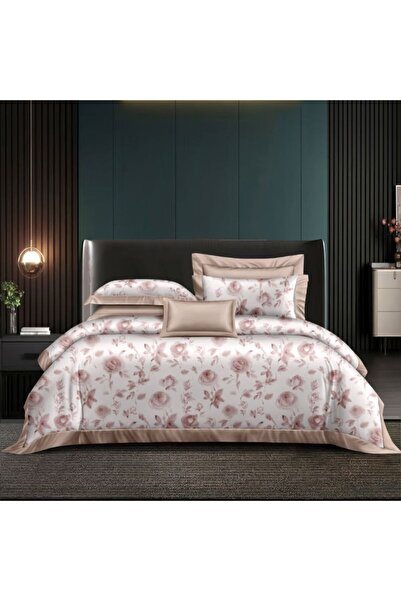 ANATOLIATEKSTILE Finet Premium Bed Linen – Elegant, Modern 4-piece Set, Sheet 250x250