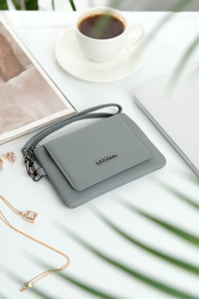 ESGUARE Women's 100% Genuine Leather Minimalist Stylish Card Holder