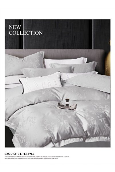 ANATOLIATEKSTILE Finet Premium Bed Linen – Elegant, Modern 4-piece Set, Sheet 250x250
