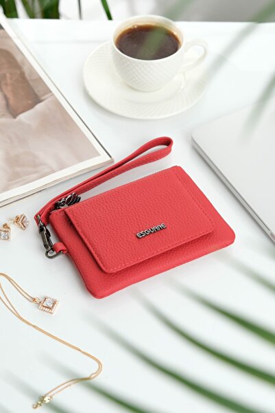 ESGUARE Women's 100% Genuine Leather Minimalist Stylish Card Holder