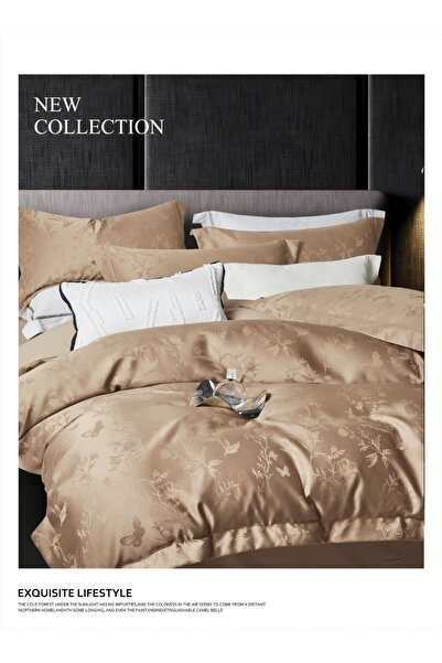 ANATOLIATEKSTILE Finet Premium Bed Linen – Elegant, Modern 4-piece Set, Sheet 250x250