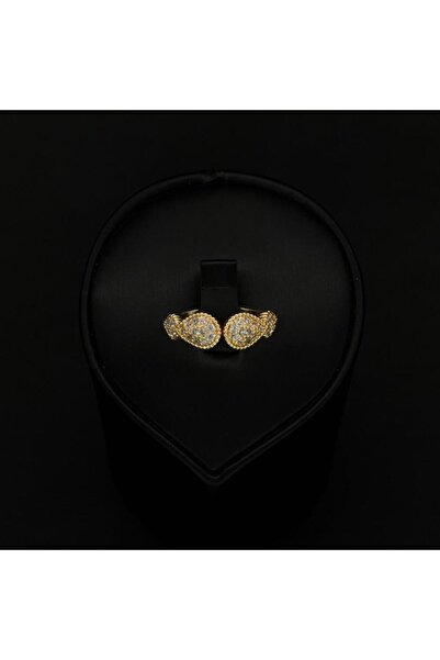 Generic خاتم زركون دقة الماس باصدار خاص لون ذهبي بضمان على اللون ABH-6823Y