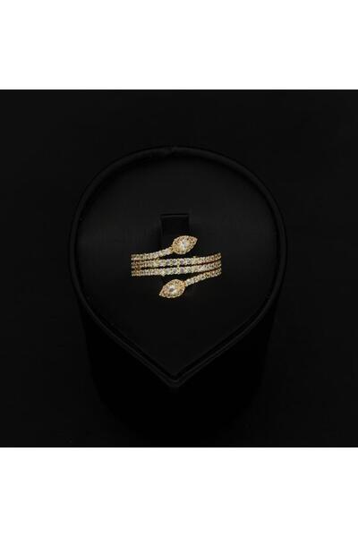 Generic خاتم زركون دقة الماس باصدار خاص لون ذهبي بضمان على اللون S-7825/13Y