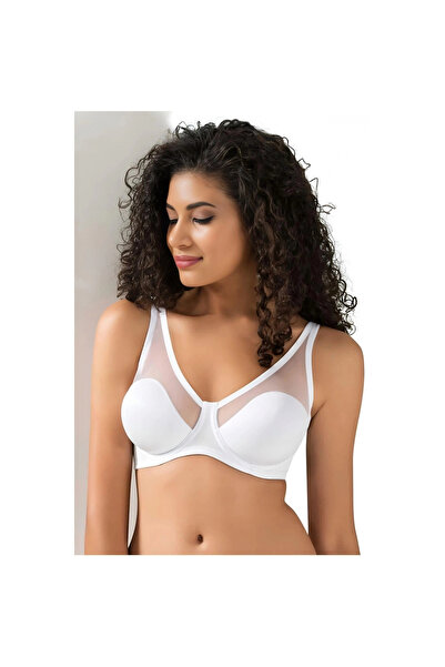 Narnuga Marsilyan - tulle covered soft c-cup bra for women 9200