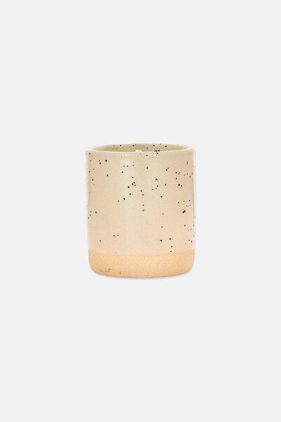 Muy Mucho Candle Glass Warm Tobacco 90g, White