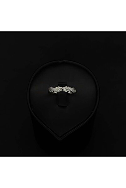 Generic خاتم زركون دقة الماس باصدار خاص لون فضي بضمان على اللون S-5752/3W