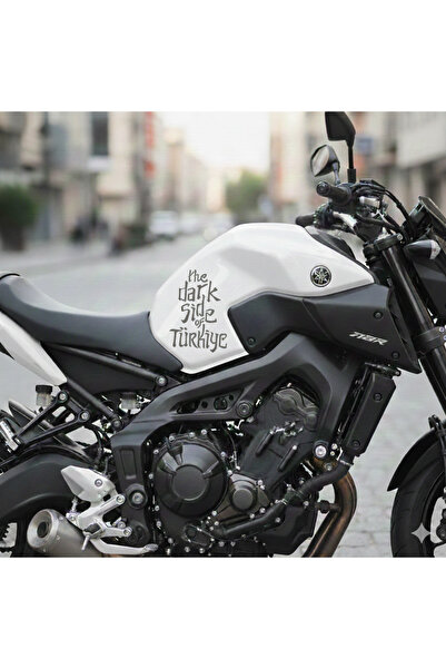 AlpiLeo The Dark Side of Türkiye Motorcycle Side Tank Sticker Set 8X14 cm (Ri...
