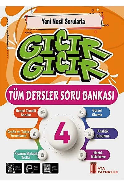 Ata Yayıncılık 4. Sınıf Gıcır Gıcır Tüm Dersler Soru Bankası 2026