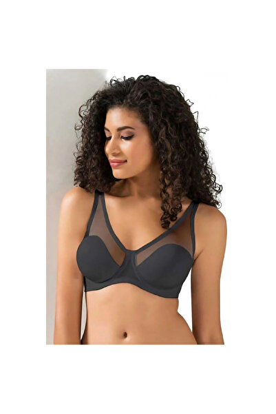 Narnuga Marsilyan - tulle covered soft d cup bra for women 9200