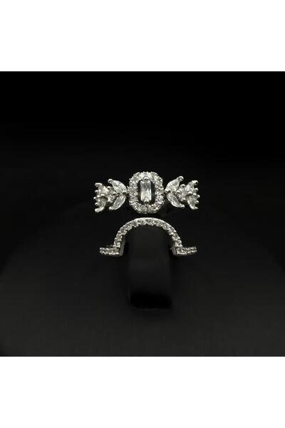 Generic خاتم زركون دقة الماس باصدار خاص لون فضي بضمان على اللون